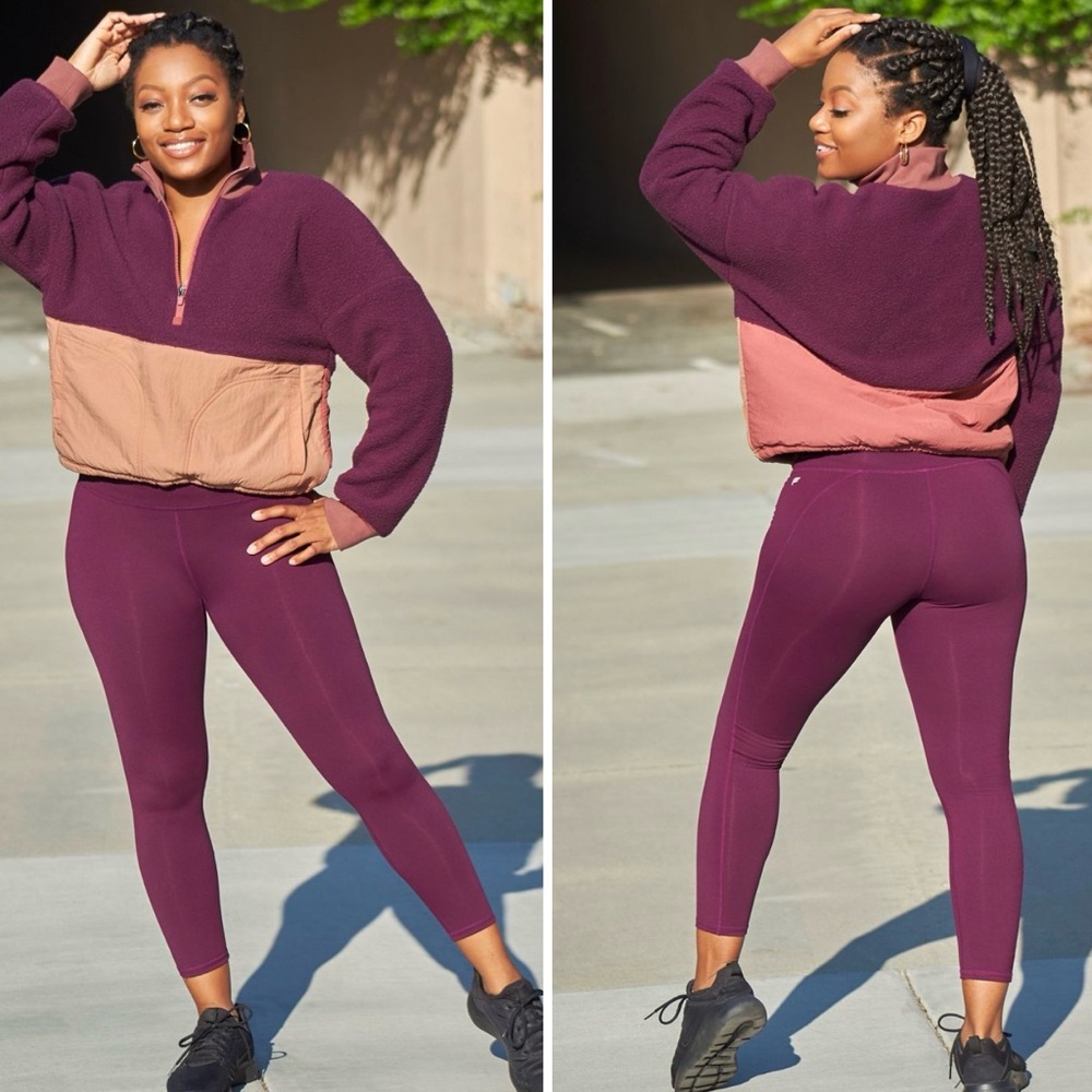 🌸FABLETICS* Mallory Fleece Pullover Half Zip Pullover Jacket